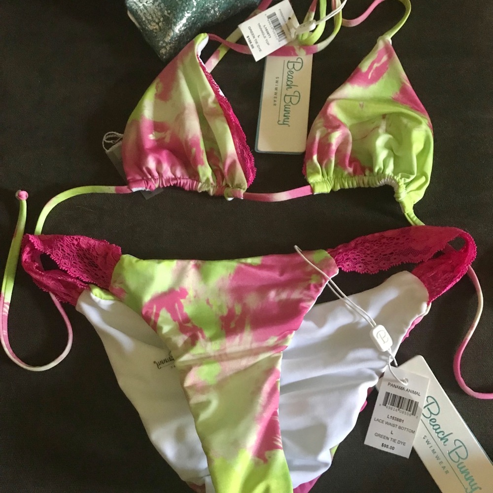 Beach Bunny Panama Animal Set Bikini Swimsuit